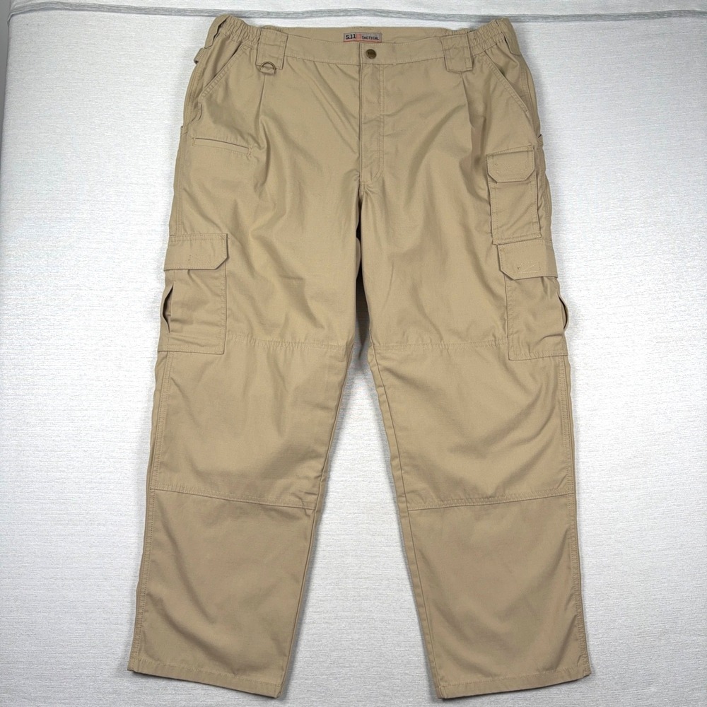 5.11 Tactical Taclite Pro Pants Mens 42x30 Khaki Polyester Cotton